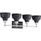 Progress Lighting Bramlett Collection Four-Light Bath & Vanity P300203-009 - alternate 2